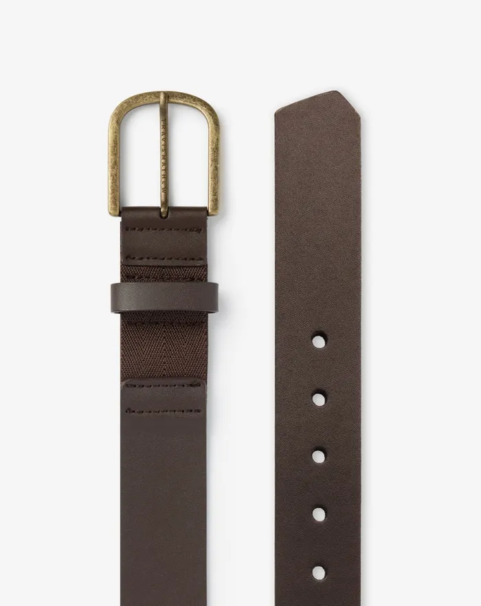 Accessories Belts TravisMathew JINX 20 LEATHER HYBRID STRETCH BELT Dark Brown Accessories Belts TravisMathew JINX 20 LEATHER HYBRID STRETCH BELT Dark Brown