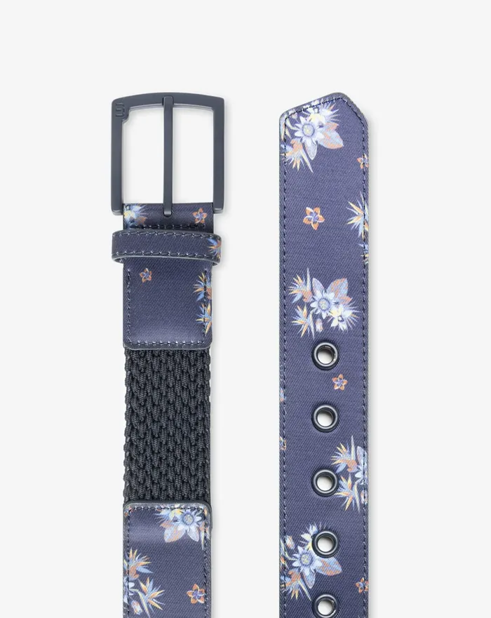 Accessories Belts TravisMathew OCEAN FLARE CANVAS STRETCH BELT Total Eclipse Accessories Belts TravisMathew OCEAN FLARE CANVAS STRETCH BELT Total Eclipse