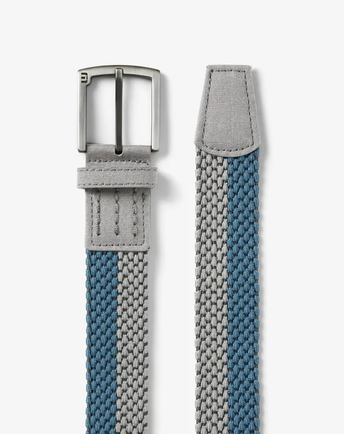 Accessories Belts TravisMathew TO AND FRO STRECH WOVEN BELT Sleet