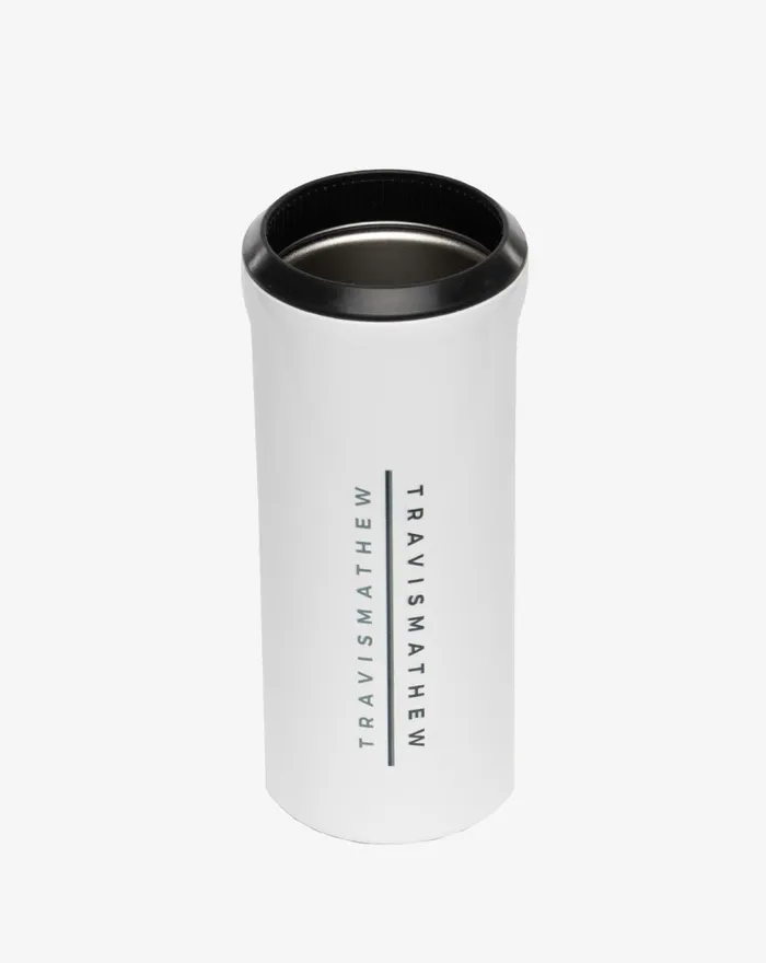 Accessories Drinkware TravisMathew FULL AMENITIES SLIM CAN COOLER White