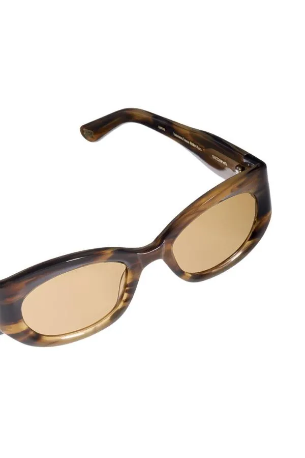 Accessories GANNI Sunglasses X ACE and TATE XENA SUNGLASSES Tobacco Brown