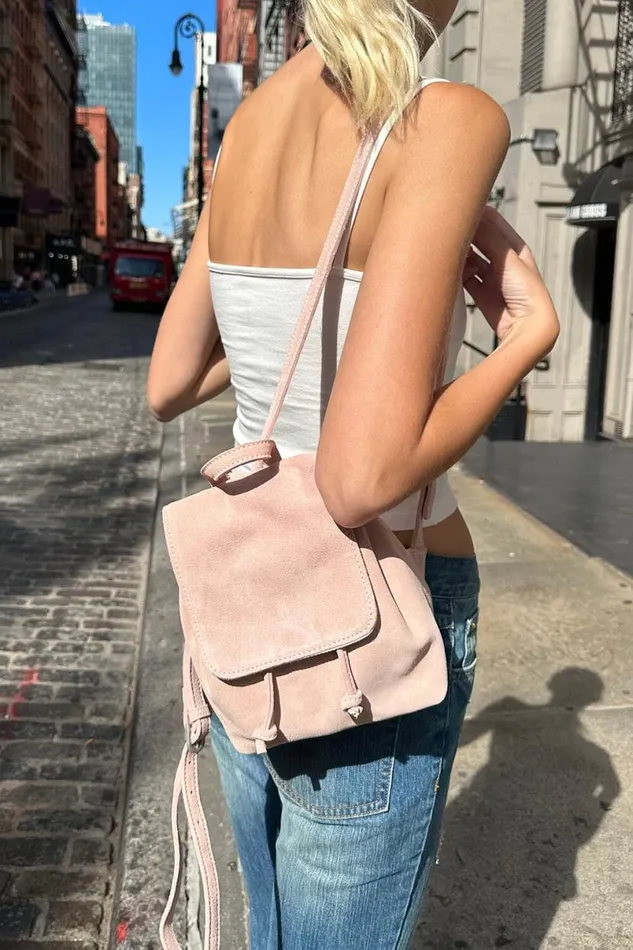 Accessories Leather Mini Backpack Brandy Melville BAGS and BACKPACKS