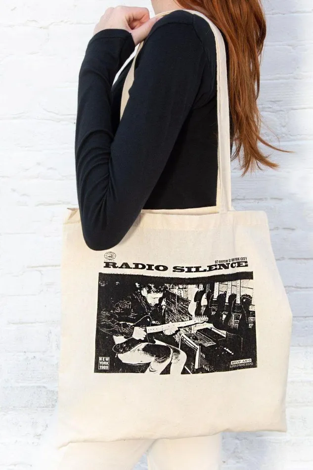 Accessories Radio Silence Tote Bag Brandy Melville BAGS and BACKPACKS