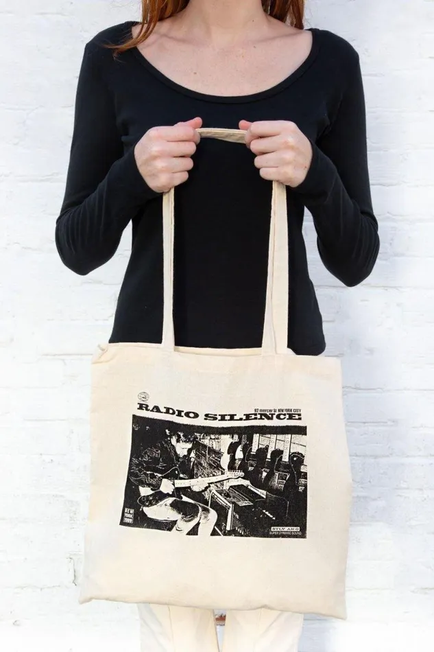 Accessories Radio Silence Tote Bag Brandy Melville BAGS and BACKPACKS