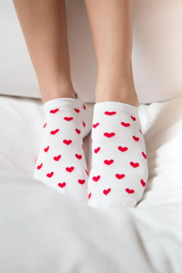 Accessories Red Heart Ankle Socks Brandy Melville SOCKS