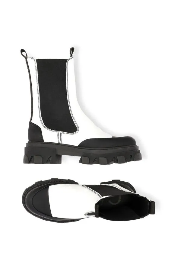 AccessoriesShoes GANNI Boots Mid Chelsea Boots Egret AccessoriesShoes GANNI Boots Mid Chelsea Boots Egret