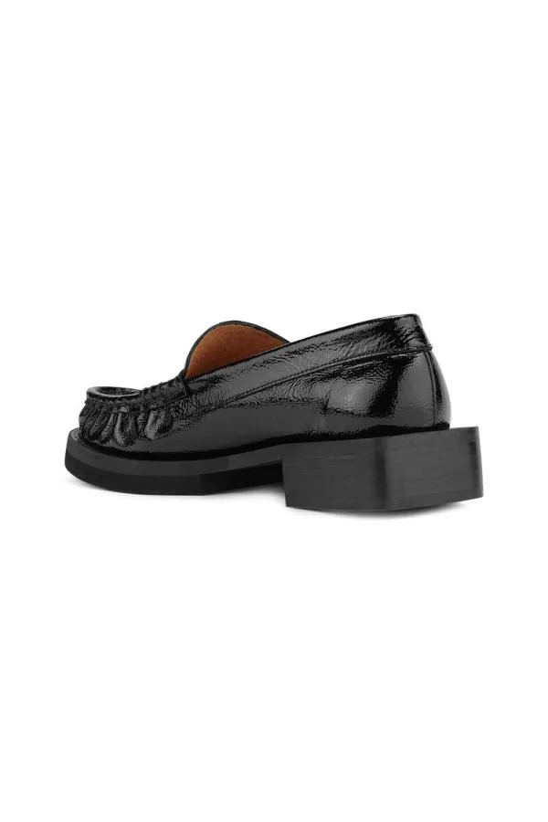 AccessoriesShoes GANNI Flats Embellished Loafers Black AccessoriesShoes GANNI Flats Embellished Loafers Black