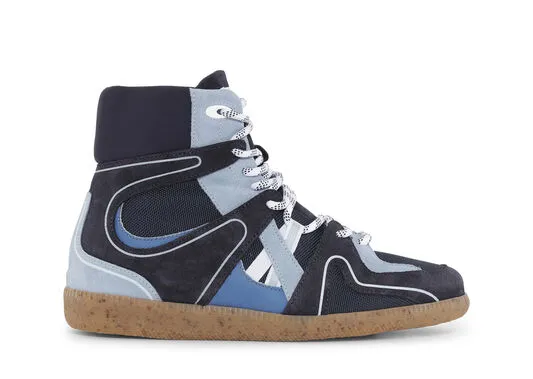 AccessoriesShoes GANNI Trainers Blue Hightop Sporty Mix Retro Sneakers Sky Captain AccessoriesShoes GANNI Trainers Blue Hightop Sporty Mix Retro Sneakers Sky Captain