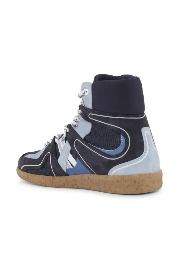 AccessoriesShoes GANNI Trainers Blue Hightop Sporty Mix Retro Sneakers Sky Captain AccessoriesShoes GANNI Trainers Blue Hightop Sporty Mix Retro Sneakers Sky Captain