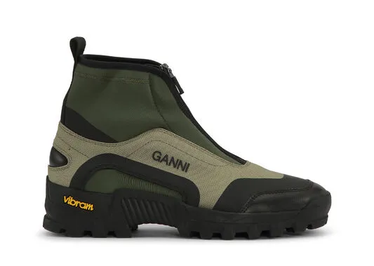 AccessoriesShoes GANNI Trainers Green Performance High Top Zip Sneakers Kalamata AccessoriesShoes GANNI Trainers Green Performance High Top Zip Sneakers Kalamata