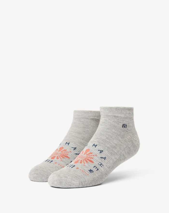 Accessories Socks TravisMathew DECO ANKLE SOCK Heather Grey