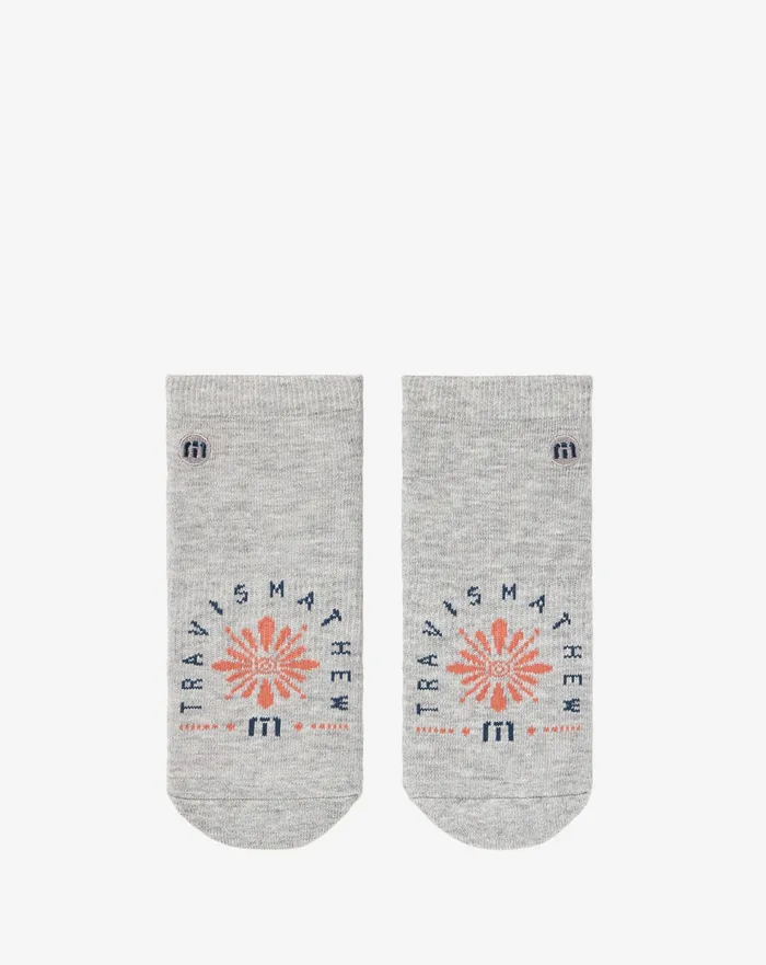 Accessories Socks TravisMathew DECO ANKLE SOCK Heather Grey