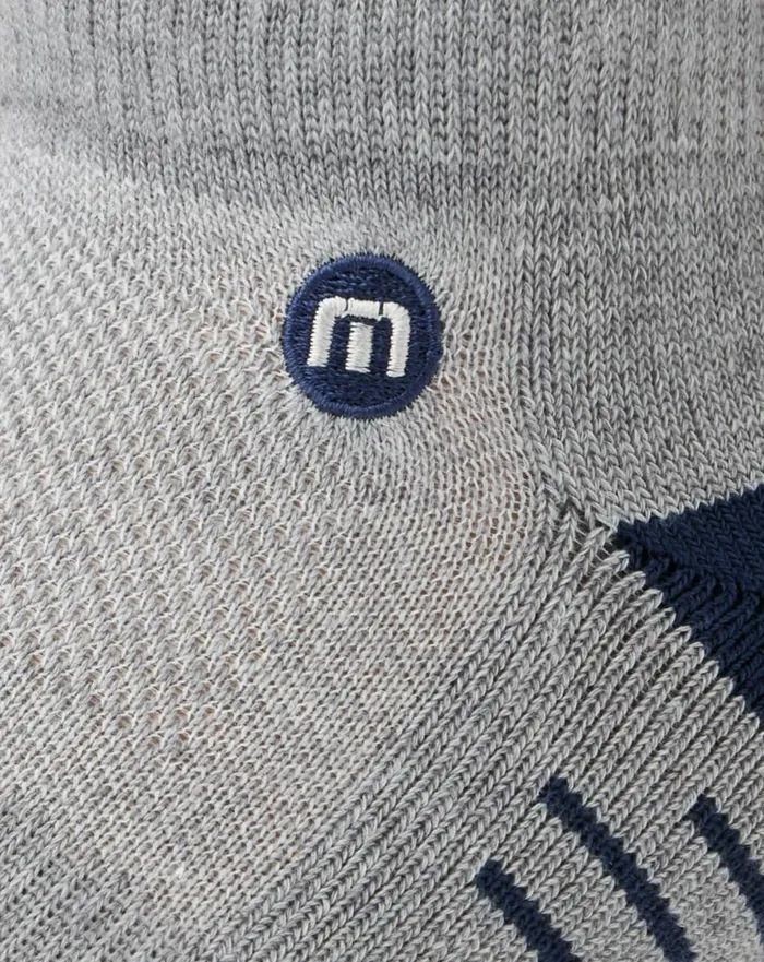 Accessories Socks TravisMathew EIGHTEENER 20 ANKLE SOCK Heather Sleet