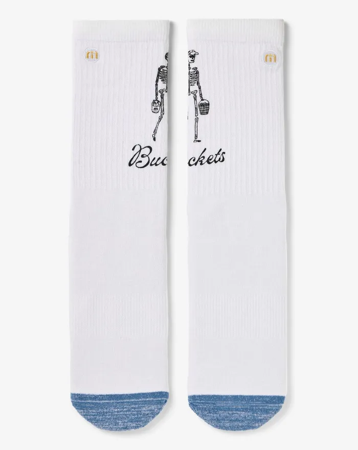 Accessories Socks TravisMathew LOST BUCKETS CREW SOCK White