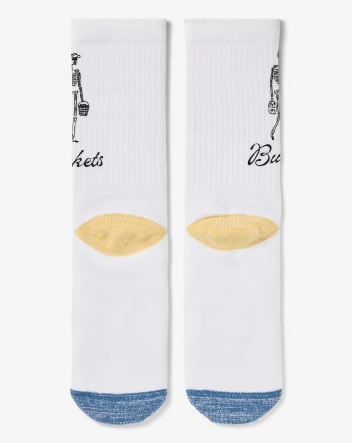 Accessories Socks TravisMathew LOST BUCKETS CREW SOCK White