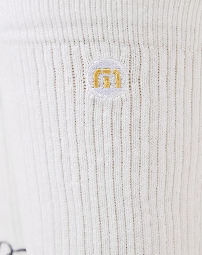 Accessories Socks TravisMathew LOST BUCKETS CREW SOCK White