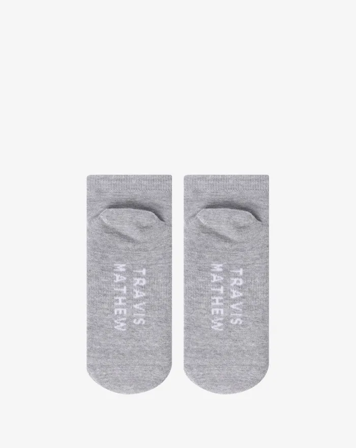 Accessories Socks TravisMathew SHORTY SMALLS 20 ANKLE SOCK Heather Alloy