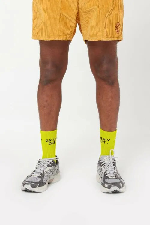 Accessories WomenMen Gallery Dept CLEAN SOCKS FLO YELLOW Flo Yellow