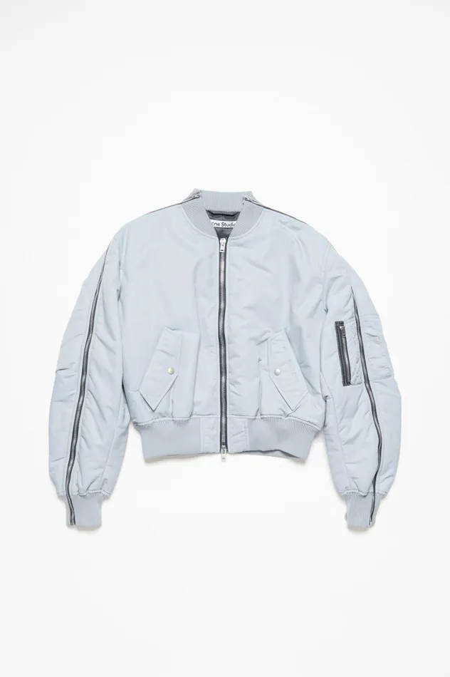Acne Studios Bomber Jacket Powder Blue Women Outerwear