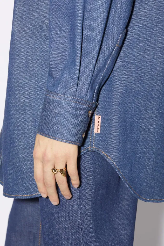 Acne Studios Bow Ring Antique Gold Women Jewellery