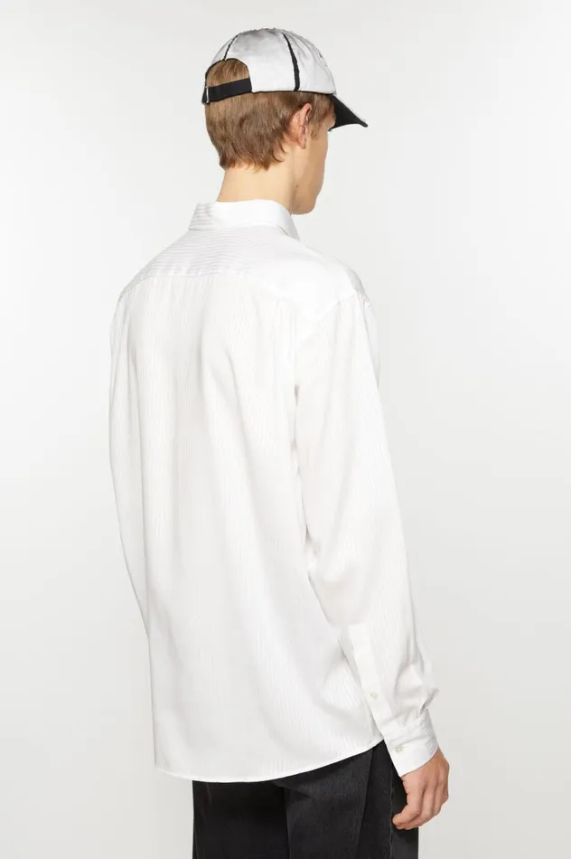 Acne Studios Buttonup Shirt White Men Shirts