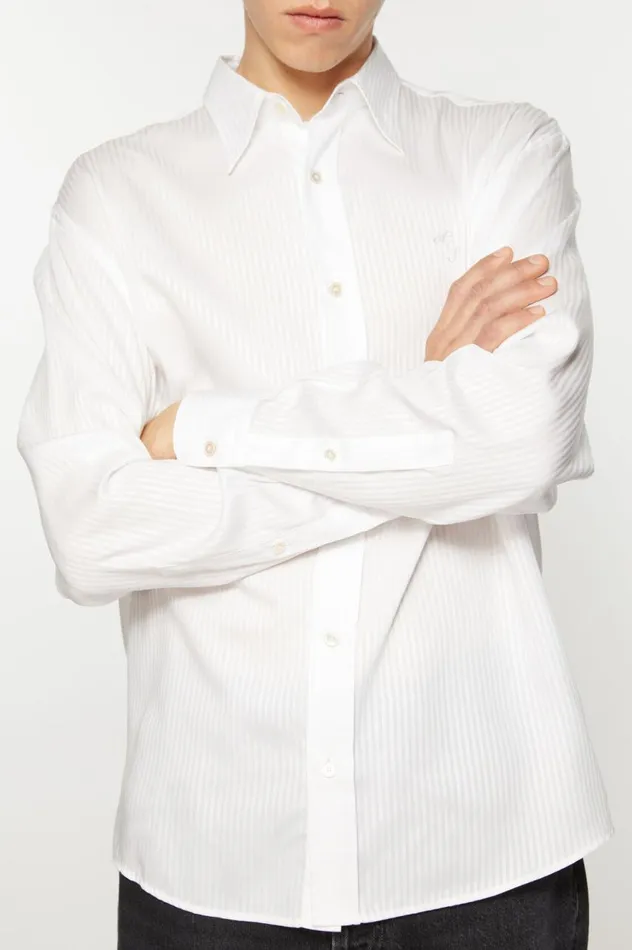 Acne Studios Buttonup Shirt White Men Shirts