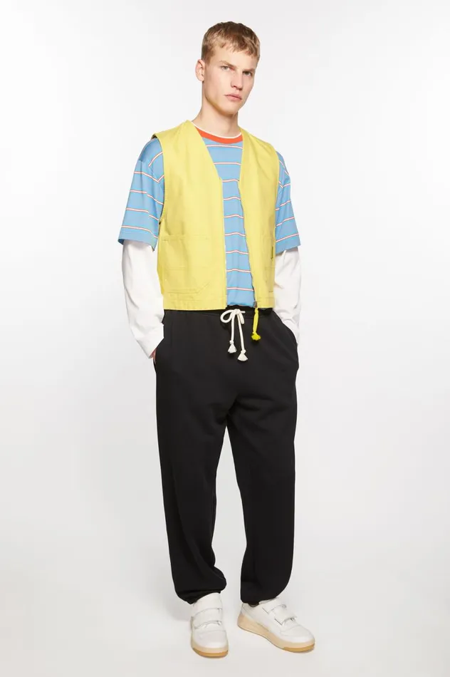 Acne Studios Canvas Vest Jacket Dusty Yellow Women Outerwear