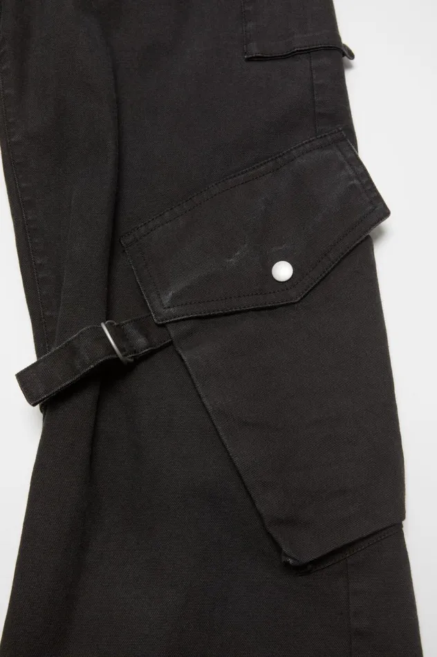 Acne Studios Cargo Trousers Charcoal Grey Women Trousers