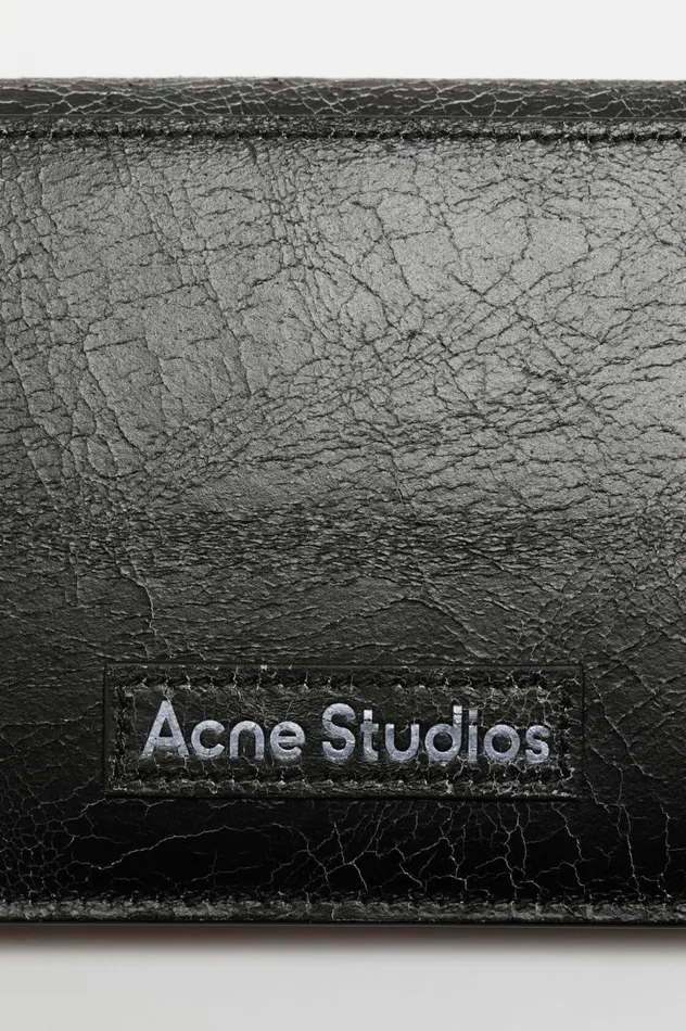 Acne Studios Continental Wallet Black Women Small Leather Goods
