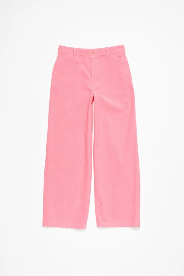 Acne Studios Cord Trousers Tango Pink Men Trousers