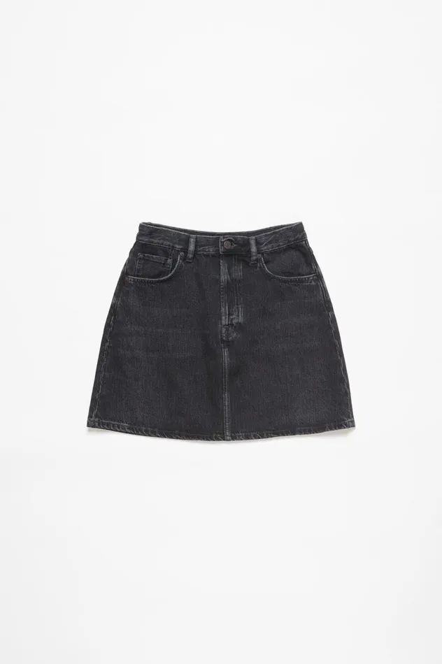 Acne Studios Denim Skirt Black Women Skirts