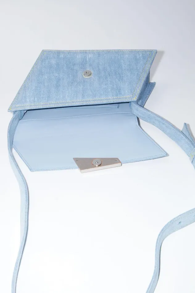 Acne Studios Distortion Mini Bag Light Blue Women Bags