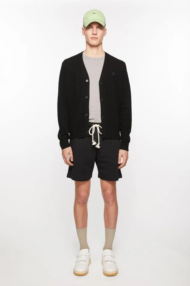 Acne Studios Fleece Shorts Black Men Shorts