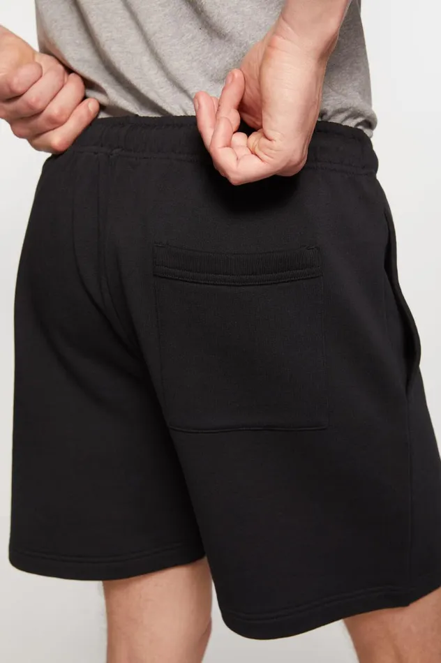 Acne Studios Fleece Shorts Black Men Shorts