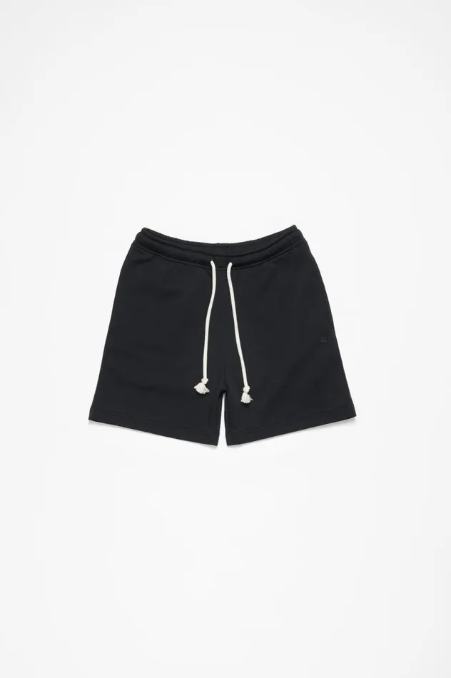 Acne Studios Fleece Shorts Black Men Shorts