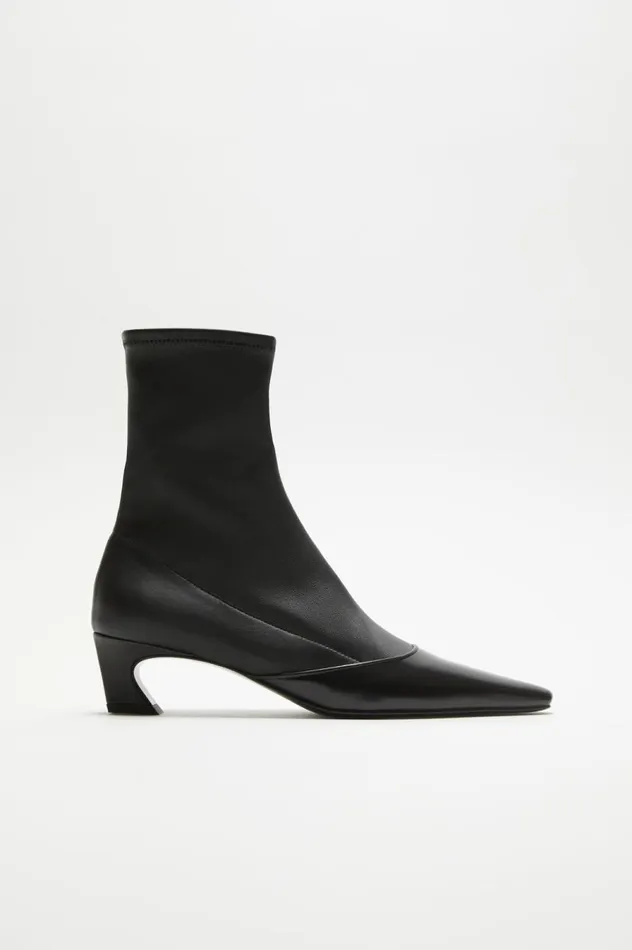 Acne Studios Heeled Ankle Boots Black Women Shoes