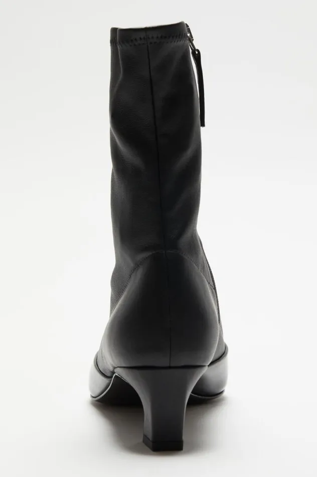 Acne Studios Heeled Ankle Boots Black Women Shoes