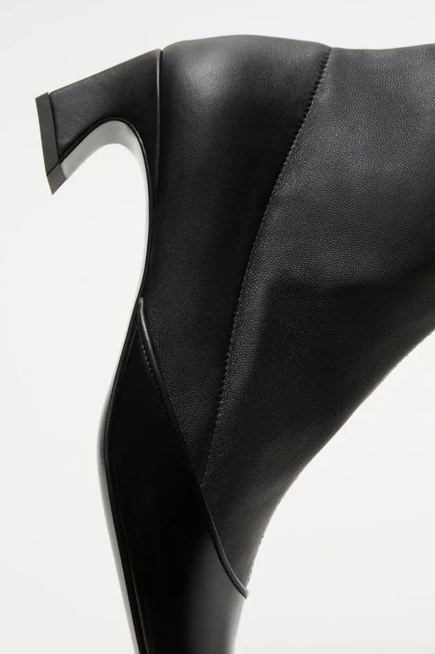 Acne Studios Heeled Ankle Boots Black Women Shoes