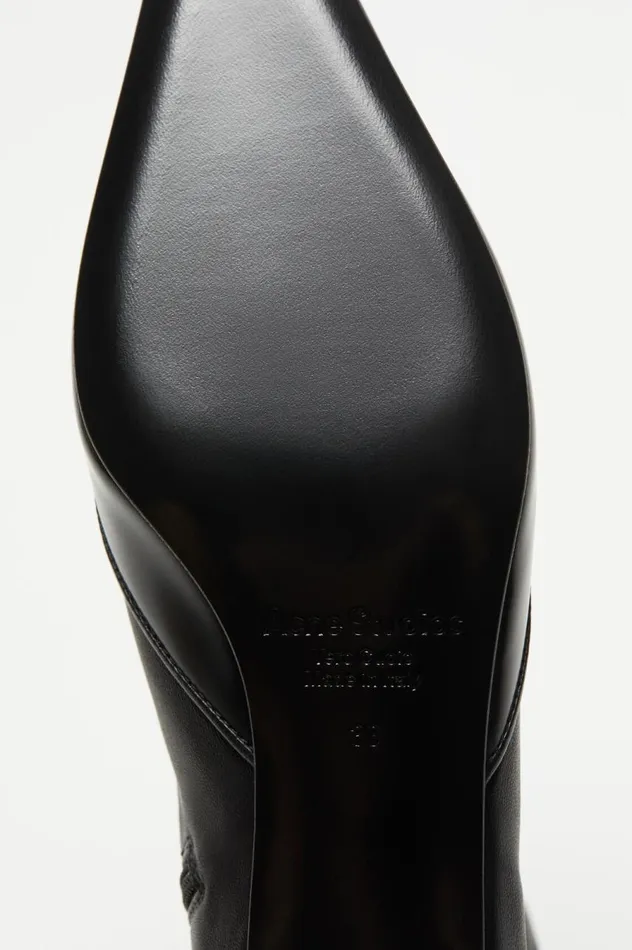 Acne Studios Heeled Ankle Boots Black Women Shoes