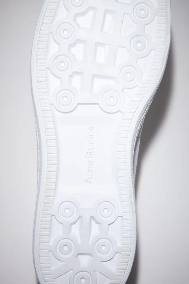 Acne Studios High Top Sneakers Optic White Men Shoes