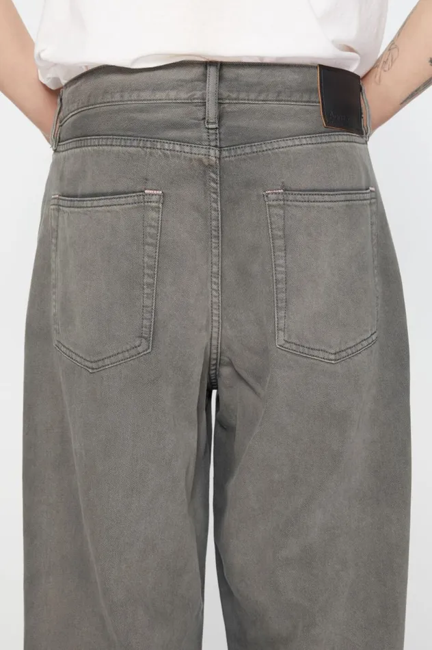 Acne Studios Loose Fit Jeans 8211 1981M Anthracite Grey Men Jeans