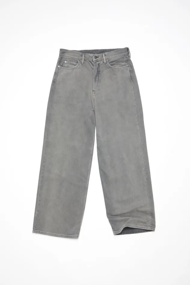 Acne Studios Loose Fit Jeans 8211 1981M Anthracite Grey Men Jeans