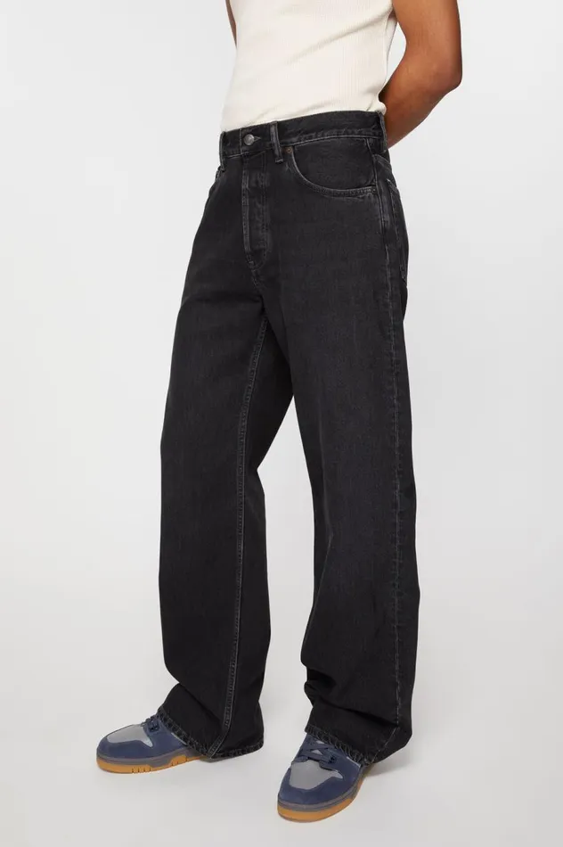 Acne Studios Loose Fit Jeans 8211 2021M Black Men Jeans