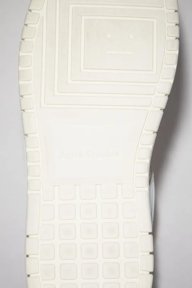 Acne Studios Low Top Leather Sneakers Whiteoff White Men Shoes