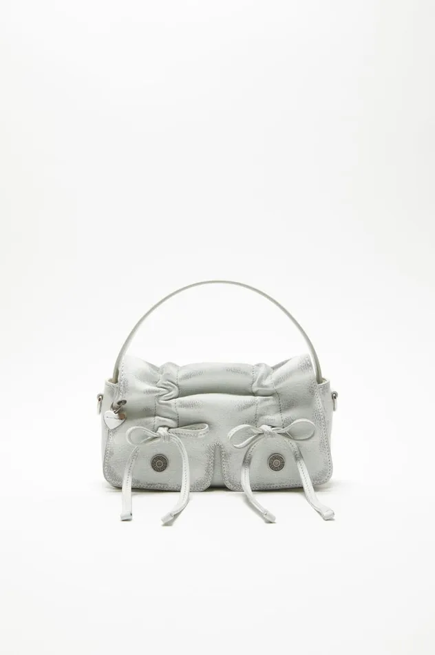 Acne Studios Multipocket Micro Bag Whitegrey Women Bags