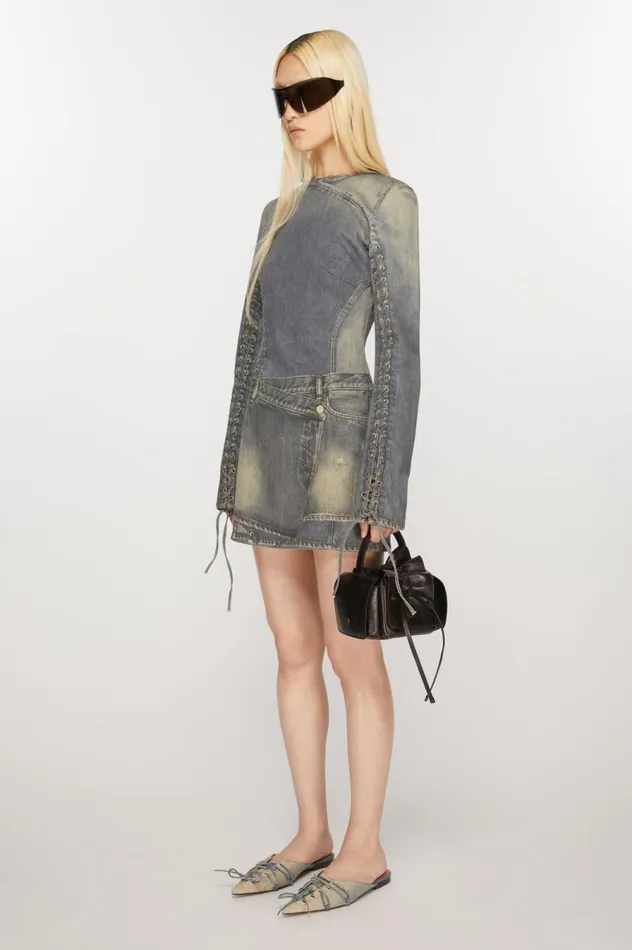 Acne Studios Multipocket Mini Bag Dark Brown Women Bags