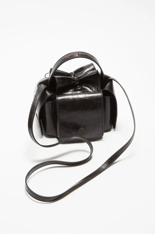 Acne Studios Multipocket Mini Bag Dark Brown Women Bags