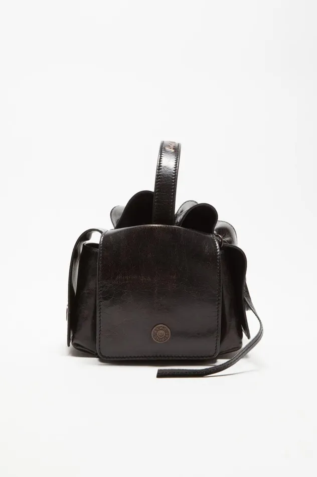 Acne Studios Multipocket Mini Bag Dark Brown Women Bags