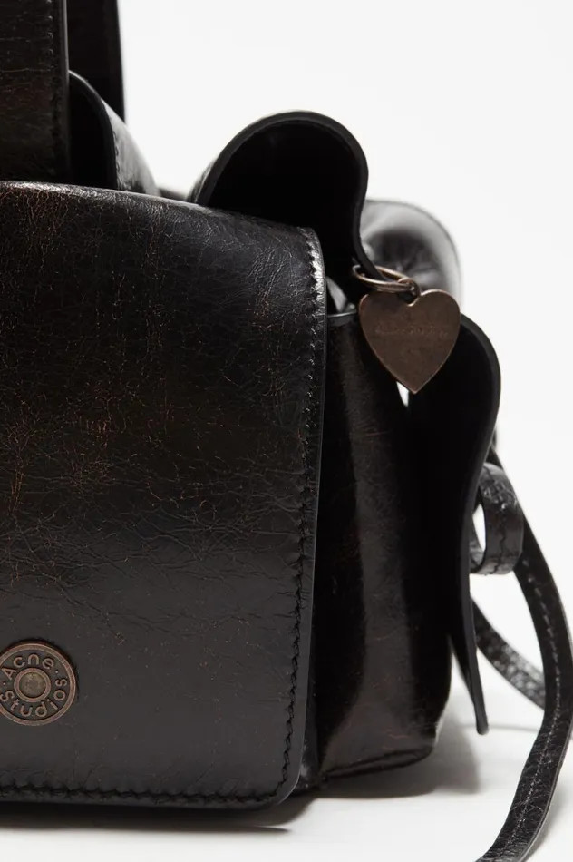 Acne Studios Multipocket Mini Bag Dark Brown Women Bags
