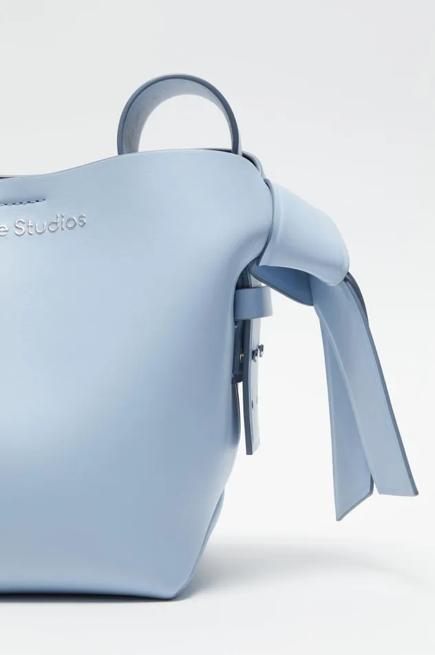 Acne Studios Musubi Mini Shoulder Bag Baby Bluebrown Women Bags